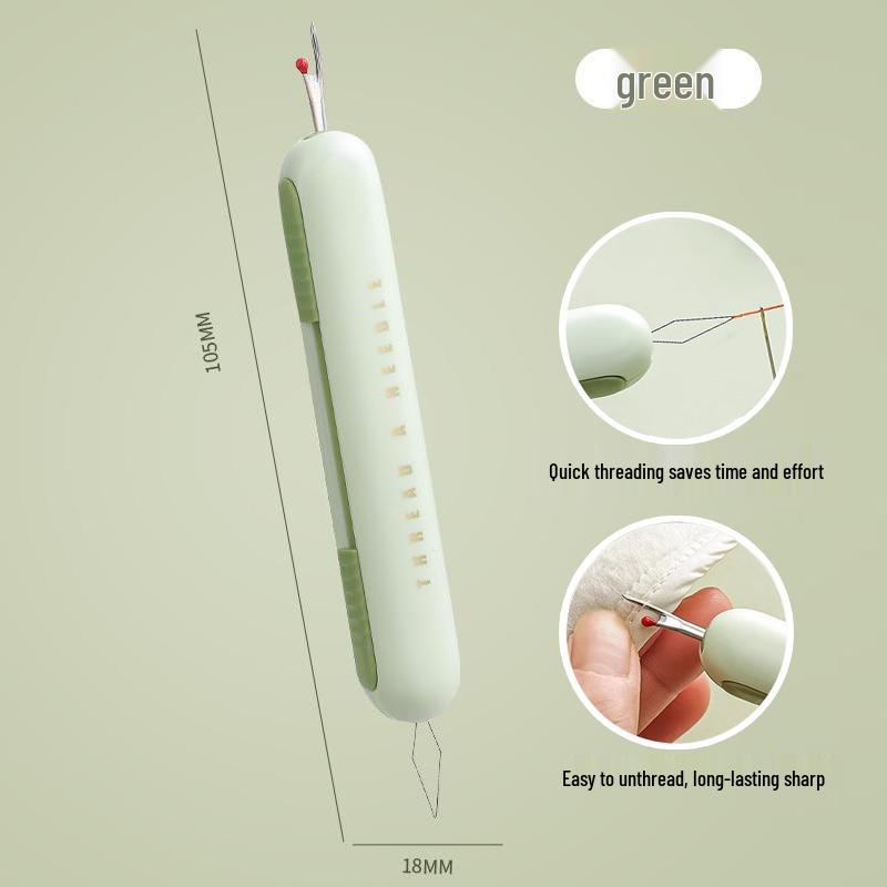 Multifunctional Seam Ripper & Needle Threader for Easy Sewing