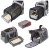 Portable Cat Travel Litter Box with Zipped Lid, Foldable Travel Litter Box, Waterproof, Easy To Carry, Easy To Use In Hotels,Car