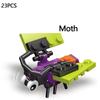 Mini Insect Series Building Block Ladybug Dragonfly Butterfly Snail Wasp Mantis Beetle Bricks Toys Christmas Gifts For Children