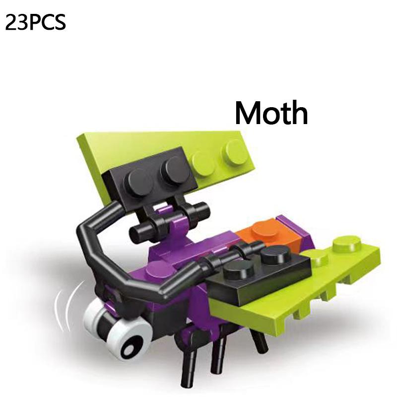 Mini Insect Series Building Block Ladybug Dragonfly Butterfly Snail Wasp Mantis Beetle Bricks Toys Christmas Gifts For Children