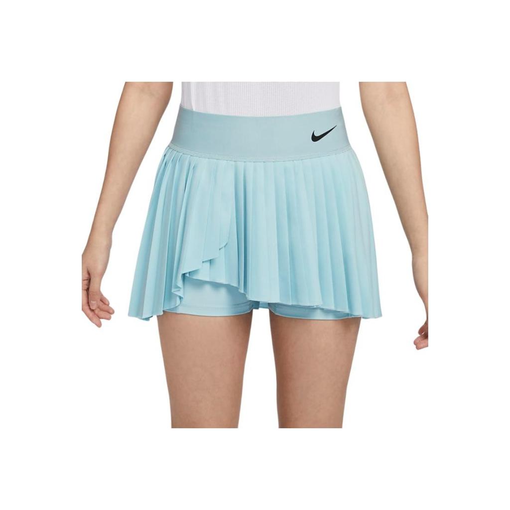 Nike Court Dri-FIT Advantage Asymmetrical Pleated Skirt Women Skirts Blue DR6850-442