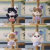 Plush Cat Keychain With Pp Cotton Filling For Backpack Decor And Gifts