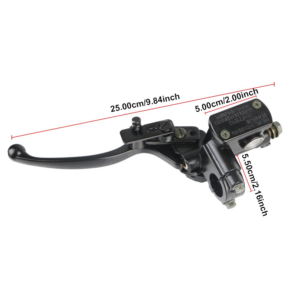 Motorcycle Left Right Front Brake Pump Master Cylinder Hydraulic Brake Lever For 50cc 110cc 150cc Dirt Bike Quad ATV