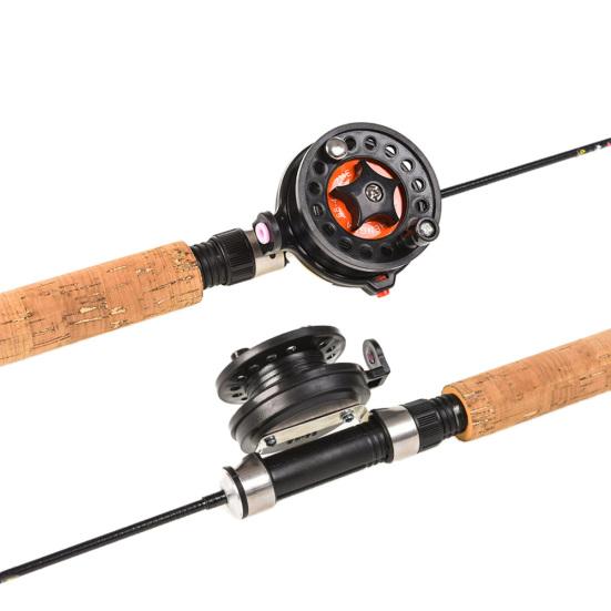 Wędka do wędkarstwa podlodowego Wciągany kołowrotek Teleskopowy kij Wędka do wody słodkiej słonej