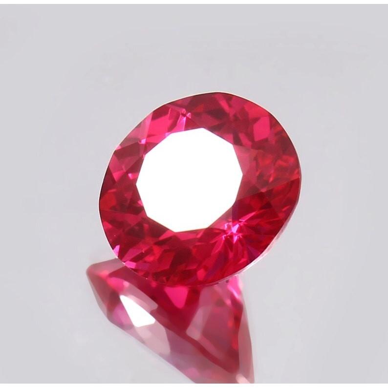 AAA 14 MM Flawless Blood Red Ruby Round Cut Loose Gemstone Mozambique