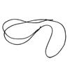 A84E-2X Satin Rattail Polyester Cord,295 Feet 2Mm Black Beading String For Macrame Bracelets, Jewelry Making, Arts And Crafts
