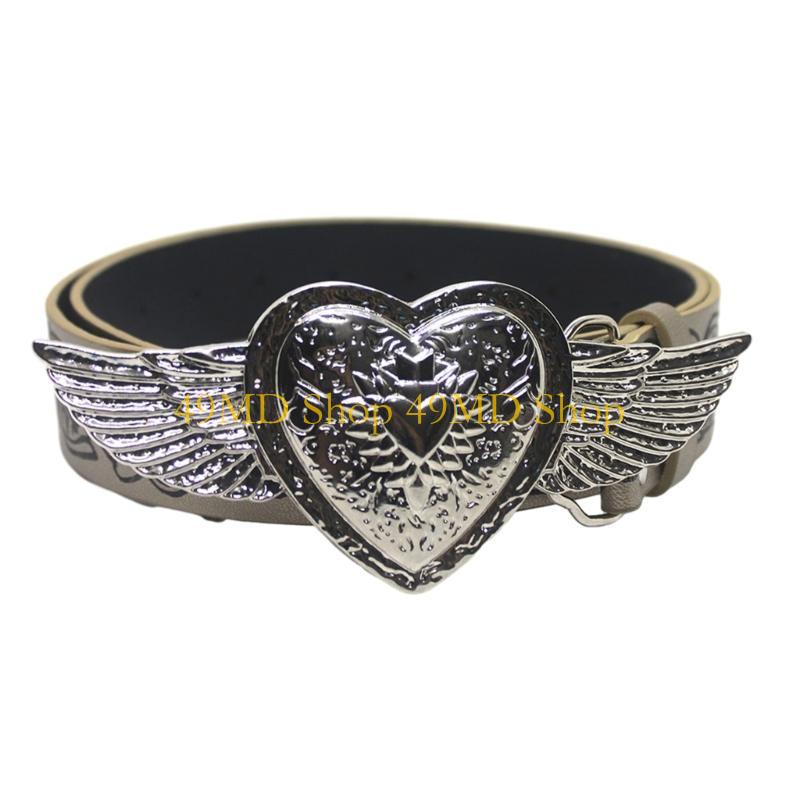 

49MD Angel Waist Chain Cowgirl Engraving Belt for Women Prom Banquet Club Party серебряный