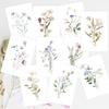 10 Pcs Watercolor Flower Blank Note Cards DIY Party Invitation Card Artistic Blank Greeting Cards