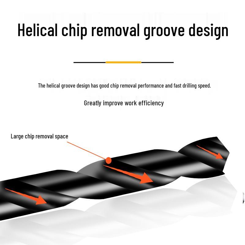 Su-Style High-Speed Steel Cobalt Morse Taper Shank Drill Bit, 13-35mm, for Stainless Steel