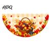 Autumn Garden Decor Fall Bunting Fan Flag for Outside 1.5 X 3ft Turkey Pumpkin Maple Thanksgiving Leaf Pattern Hanging Banner Harvest Buntings Theme