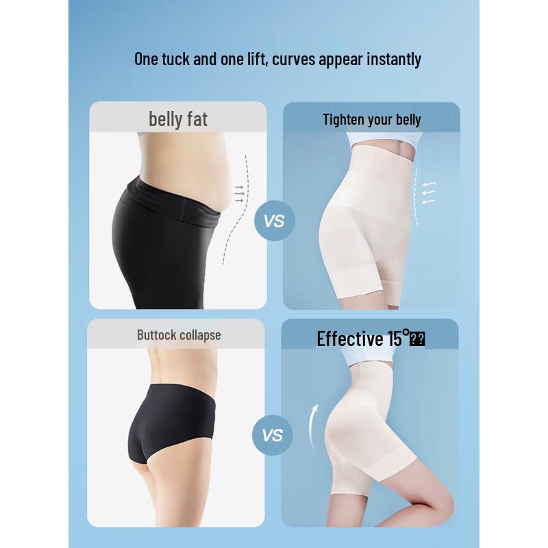 SIINSIIN High-Waist Tummy Control Shapewear Capri Pants