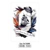 Skull Geisha Sweatproof Tattoo Sticker - Women's Small Full Arm Design