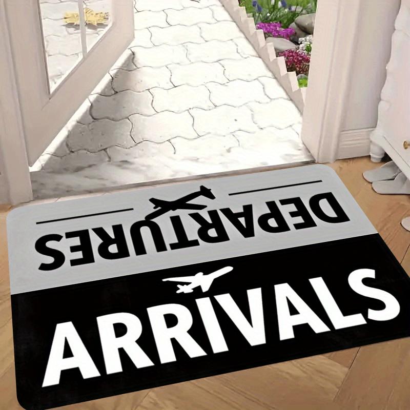 

Non-slip Doormat Arrivals and Departures Long Corridor Carpet Entrance Door Mat Bath Kitchen Carpets Living Room Home Decor Mats 40x60cm