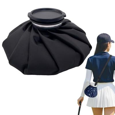GOKEI Ice Bag, L-11 Inch, 7.3cm Large Diameter, Leak-Proof, 3-Way Portable with Shoulder Strap, Handle Strap, and Carabiner. L Diameter: 27cm. Dual-Us