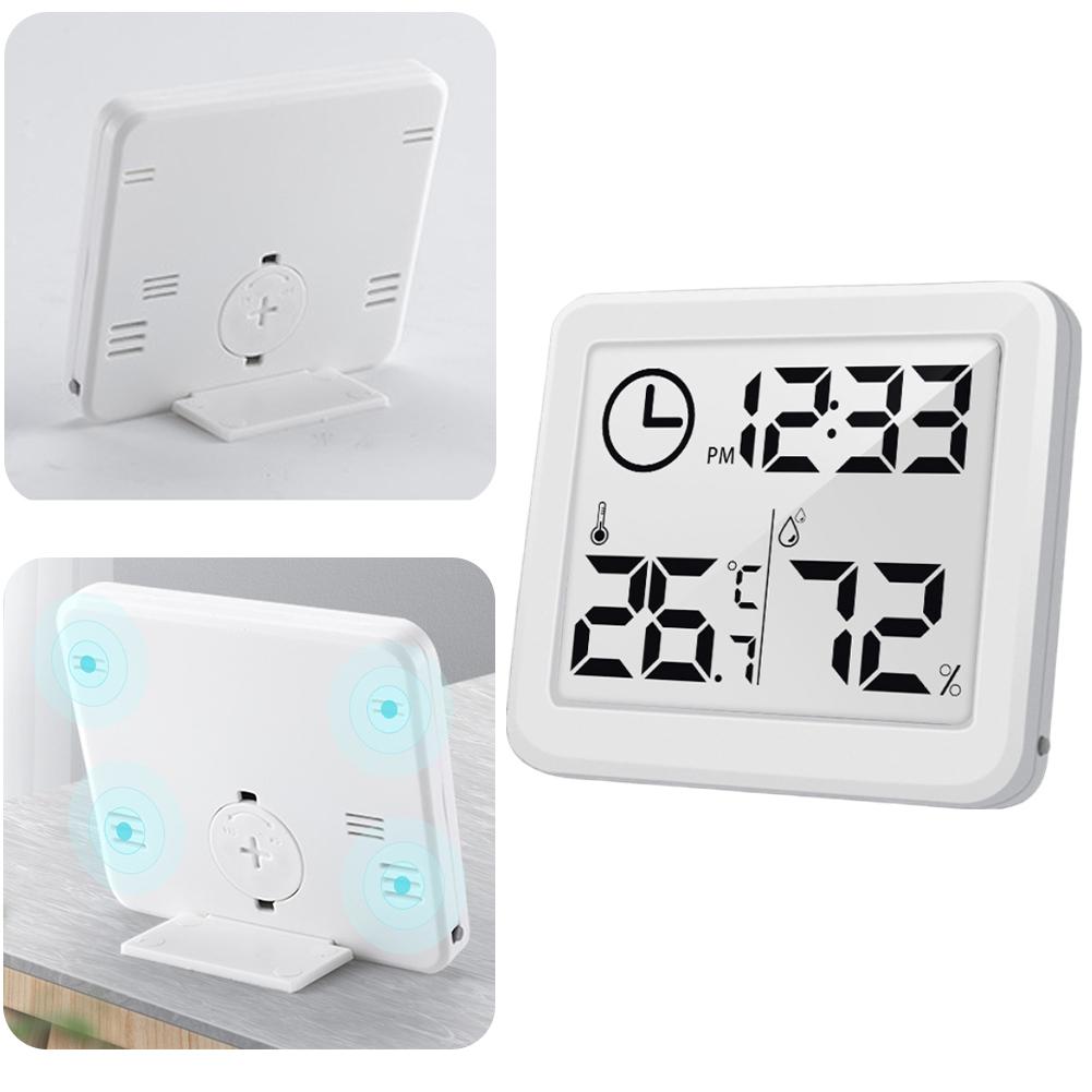 Digital Thermometer Humidity Meter LCD Display Indoor Thermometer Hygrometer Simple Thermometer Hygrometer for Bedroom Office