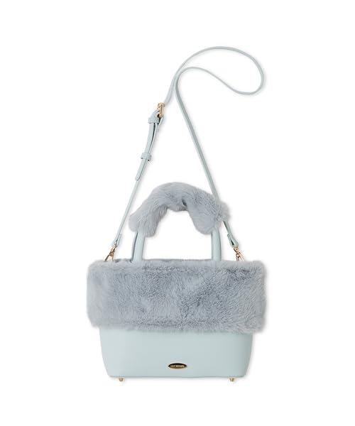 

Lily Brown Комбинированная сумка-тоут LWGB259324 LBLU Эко-мех 2-сторонняя женская