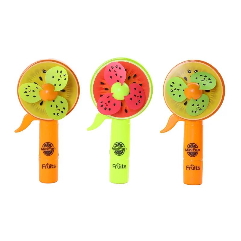 Summer Mini Cartoon for Children Hand Cranked Small Fan Baby Stroller Portable Handheld,and Portable Children's Fan Gift Toy
