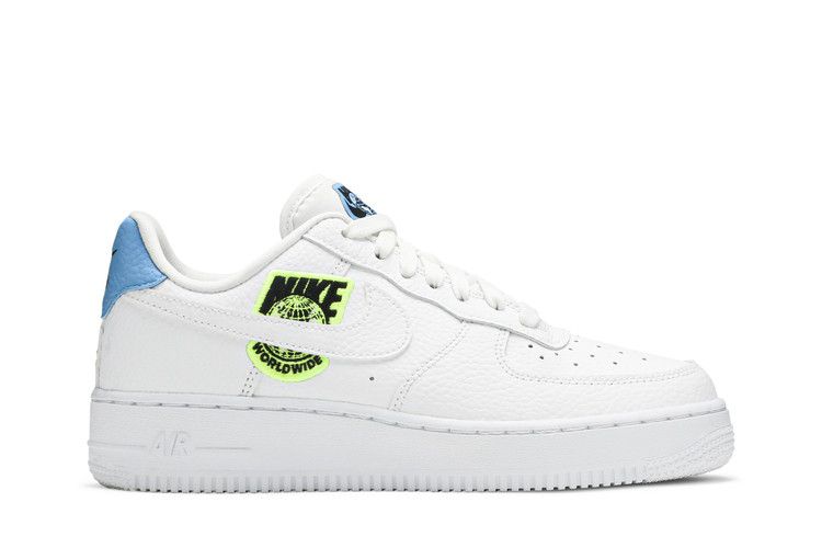 Nike Air Force 1 Low '07 Worldwide Pack White Blue Volt (Women's)