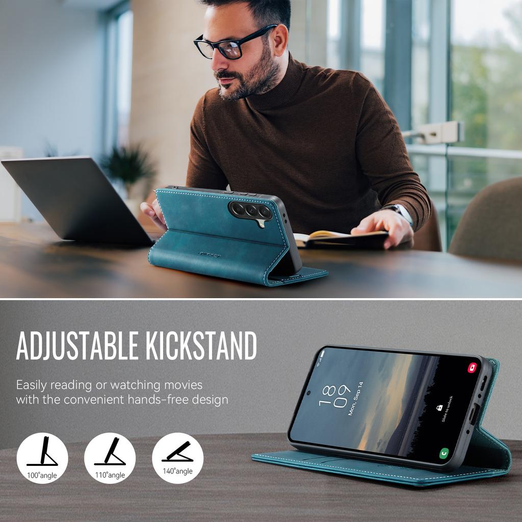 CaseMe Magnetic PU Leather Wallet Phone Case For Samsung Galaxy A37 A57 Shockproof Holder Pocket Cover For Samsung Galaxy A57