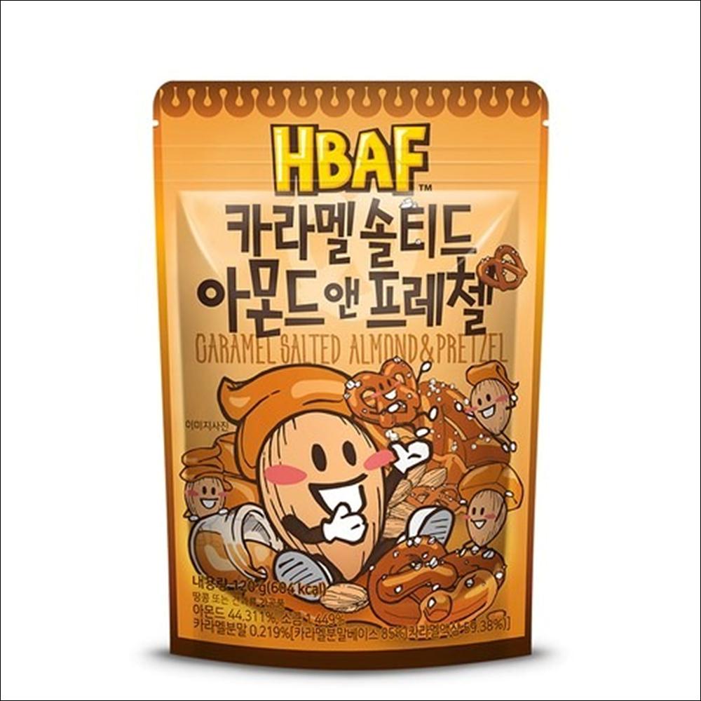 

HBAF Caramel Salted Almond & Pretzels 120g x 1pack / 2pack / 3pack / 6pack 120g x 1pack