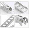 Anti Scald Pot Clip for Camping Cookware Outdoor Food Clamp Barbecue Tongs Aluminum Alloy Lightweight Heat Resistant Dish Gadget