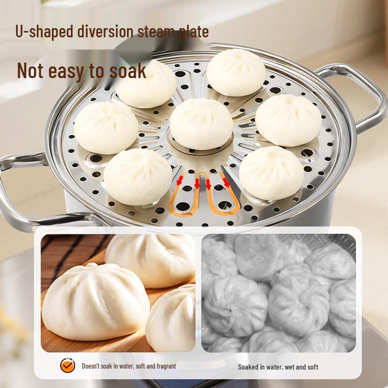 maxcook Dampfgarer aus Edelstahl 304