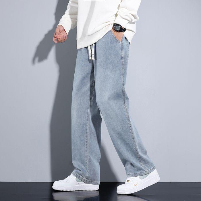 Men's Wide-Leg American Casual Jeans - 2025 Spring Collection