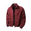 Men's Solid Color Stand Collar Waterproof Windbreaker Jacket American Style Outdoor Sports Climbing Streetwear Coat