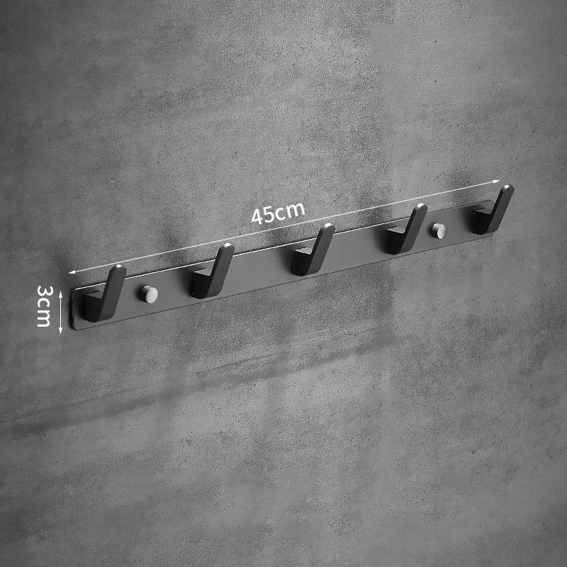 Szary Pistoletowy Aluminiowy Uchwyt na Ręczniki Łazienkowe Montowany na Ścianie Zestaw Łazienkowy Drążek na Ręczniki Uchwyt na Ręczniki Papierowe Uchwyt na Szczotkę do Toalety Akcesoria Łazienkowe