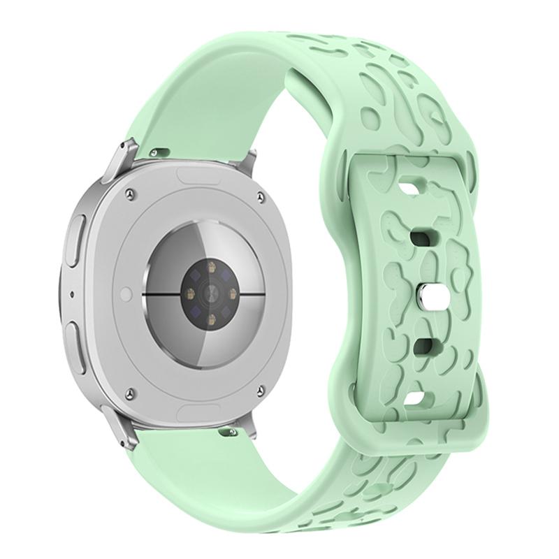 Silicone Strap For Samsung Galaxy Watch8 Classic 46mm/Watch8 44mm/40mm Leopard Texture Watch Band