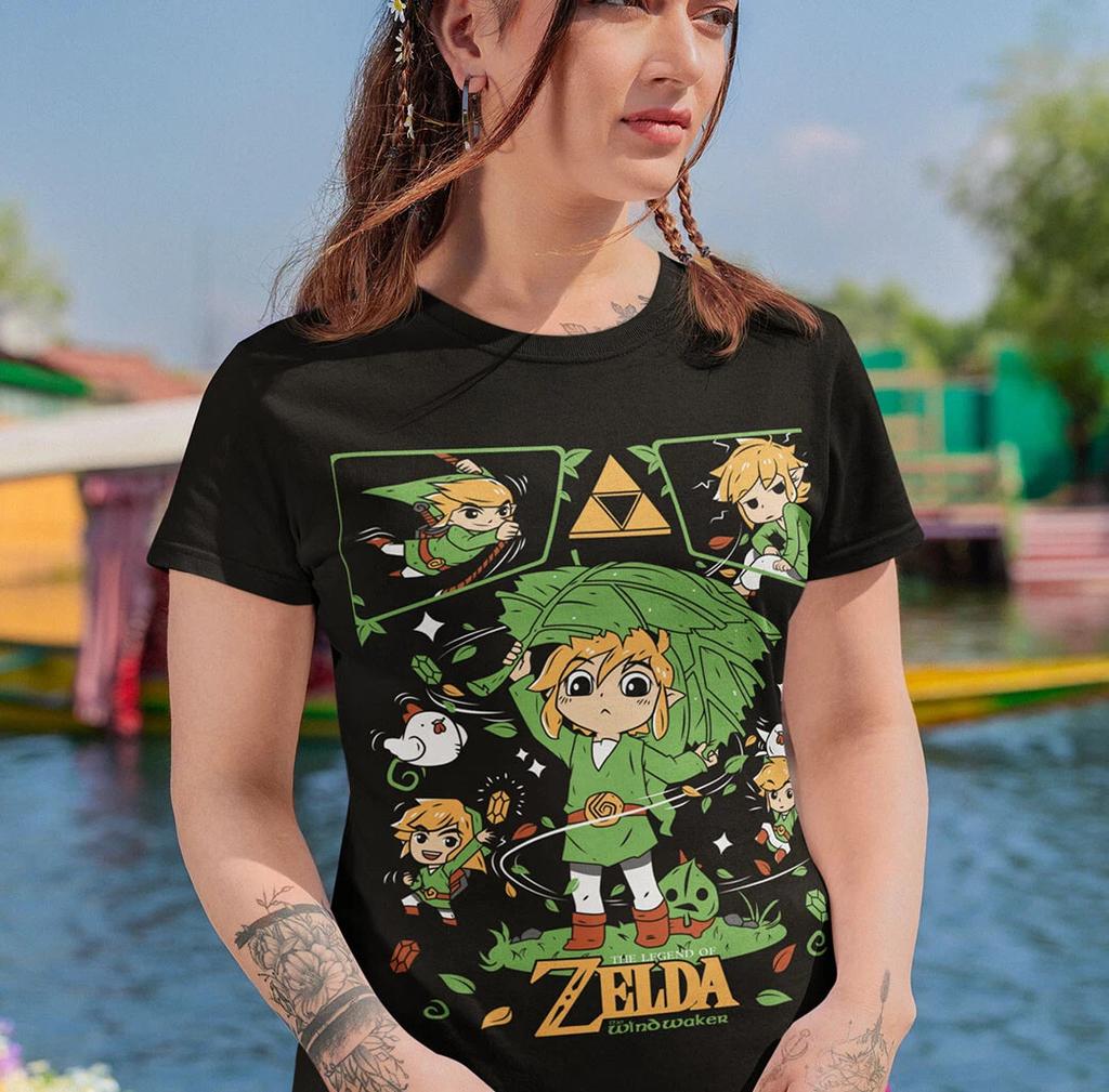 The Legend Of Zelda Tshirt Link To The Past Funny Black Unisex