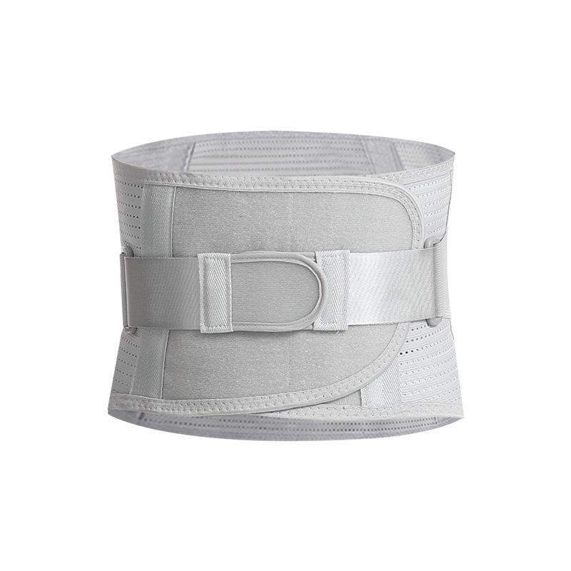 Steel Bones Breathable Waist Support Belt Slimming Shaping Lumbar Protection for Yoga Sports Unisex OEM ODM серый