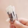 Multi Purpose Stainless Steel Clothes Pins with Hooks Windproof Drying Clips for Socks Hats