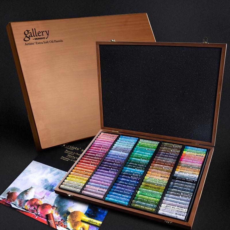MUNGYO 72/120 Farben Weiche Ölpastelle Holzbox Buntstift Künstler/Meisterklasse Graffiti Malerei Kunst Zeichenbedarf