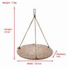 Hanging Design Reptile Hammock Natural Woven Bearded Dragon Lounger Terrarium Decor  For Reptiles