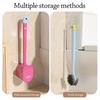 1pc with Storage Box Toilet Brush Double Headed Clean Brush Toilet Bowl Brush  for Bathroom