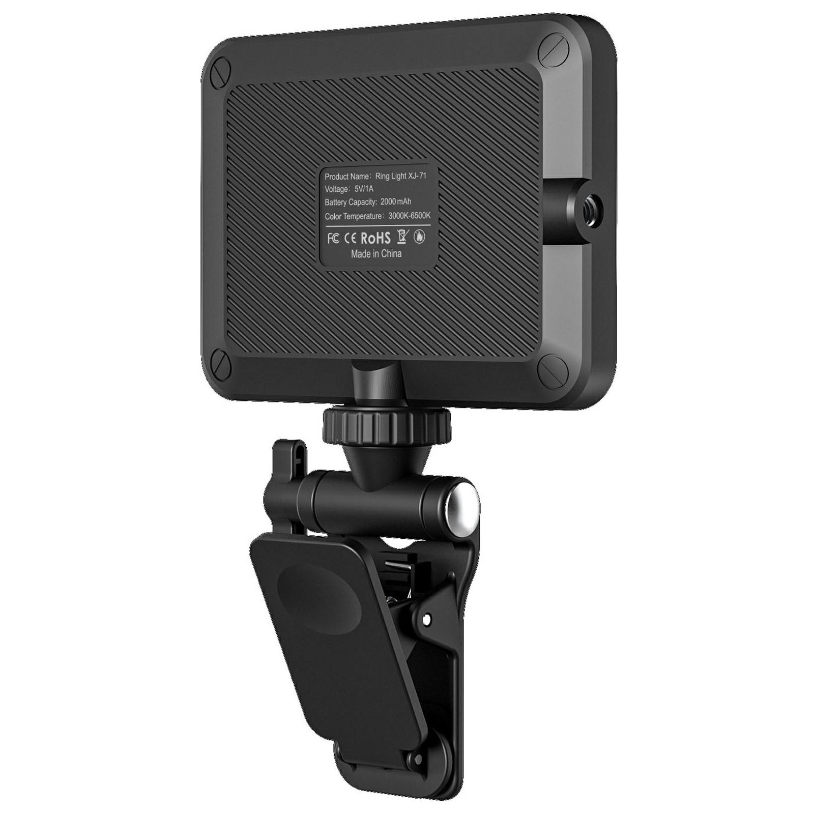 

XJ71 Mobile Phone Laptop Clip-On Light Video Conference Fill Light Black