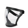 Maschera protettiva antispruzzo trasparente per il viso, maschera protettiva per il viso, maschera protettiva per la sicurezza all'aperto, copricapo, protezione dal lavoro