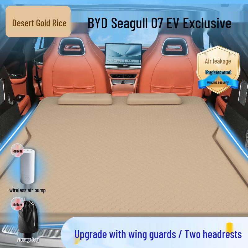 BYD Sea Lion 07 EV Mattress: Inflatable Car Bed for Comfortable Sleeping In Trunk.