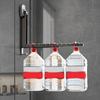 2 Pieces No-drill Installation Suction Cup Clothes Hanger Wall Mounted Laundry Rack  Bedroom
