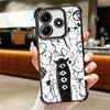 Oyasumi Punpun Anime Soft Phone Case For Xiaomi Redmi Note 14 15 Pro Plus 13 12 11S 11T 5G 10 9S 9 Plating Anti-Fall Fundas