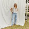 Levi's ROSE Jeans Women's Light Blue Moderate Tapered Pants 0083N-0007