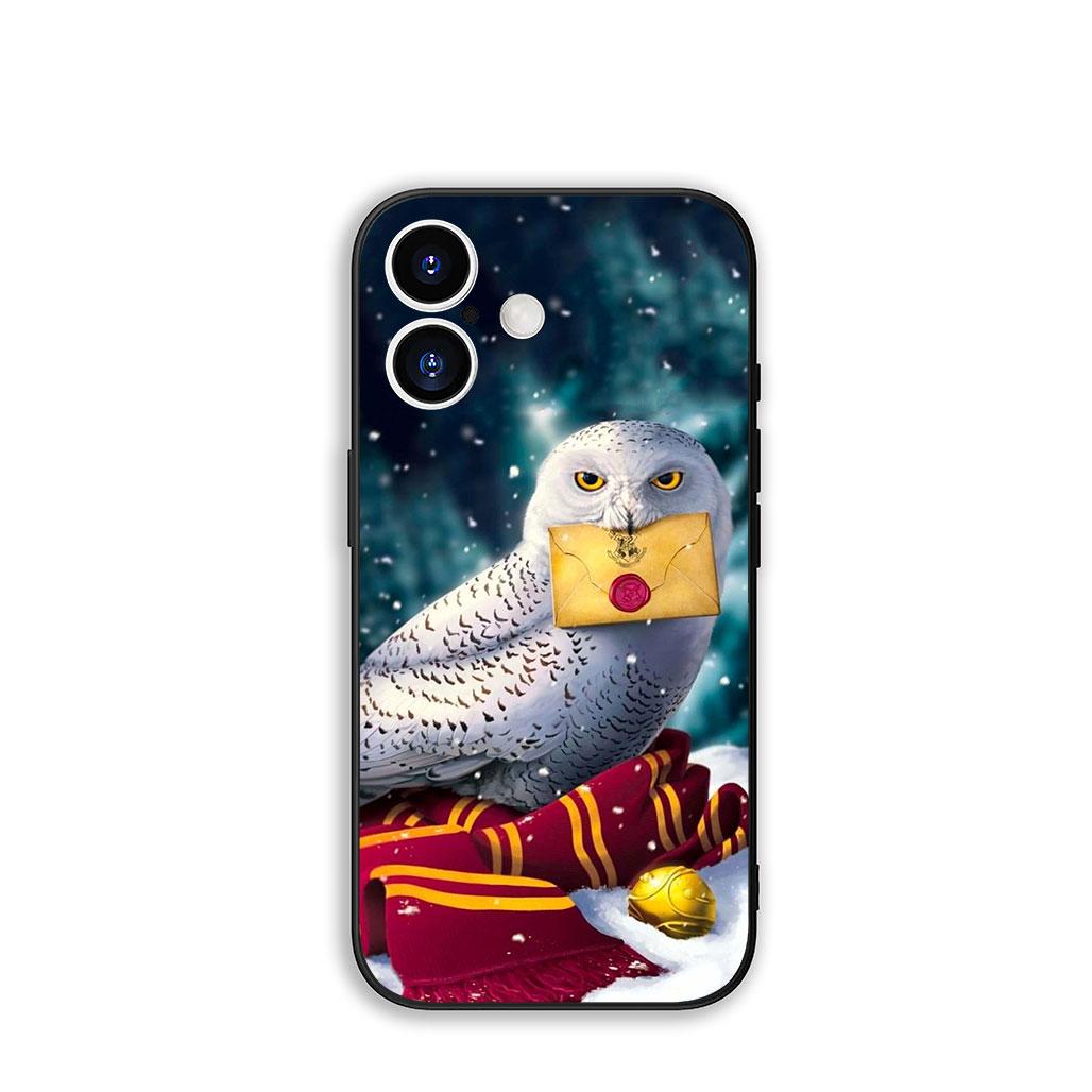 

Phone Cover Art Harries Wand Potters Owl Casing for Apple iPhone 16 15 14 Plus 13 12 Mini 17 Pro Max + ProMax 16E Air 15+ Case iPhone 15 Pro Max