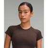 Lululemon Swiftly Tech Cropped Short Sleeve Shirt 2.0 Espresso Espresso