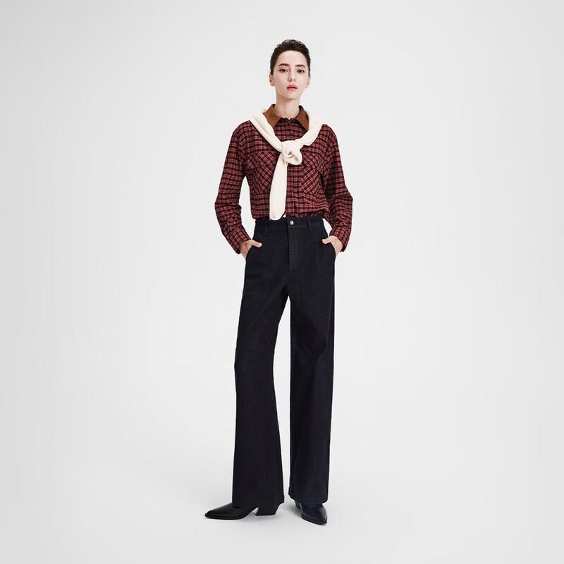 Navigare Women's Slim Straight-Leg Fleece-Lined Jeans
