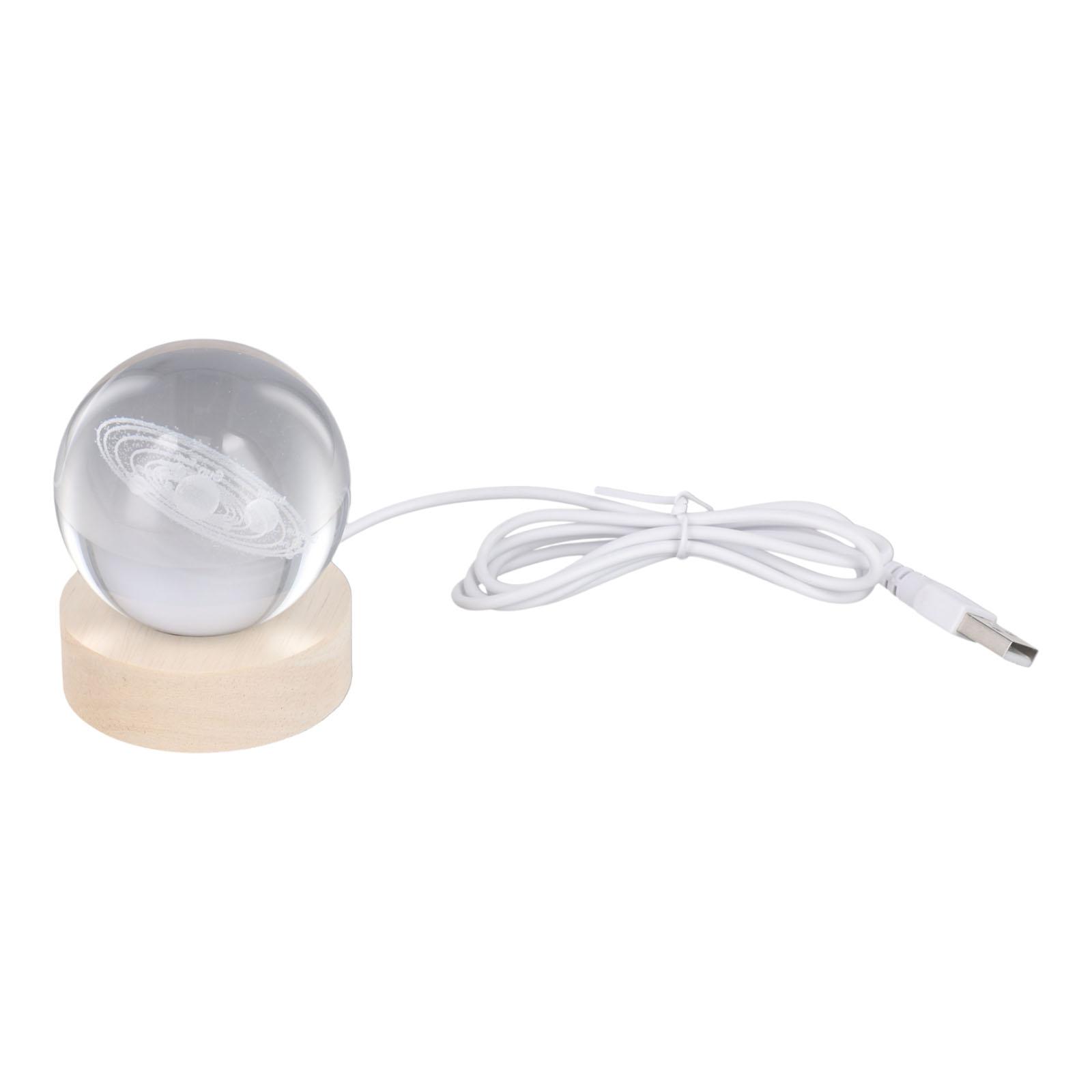 Christmas-Crystal Ball Decoration Astronomy Solar System Planets Moon Astronaut Solar system