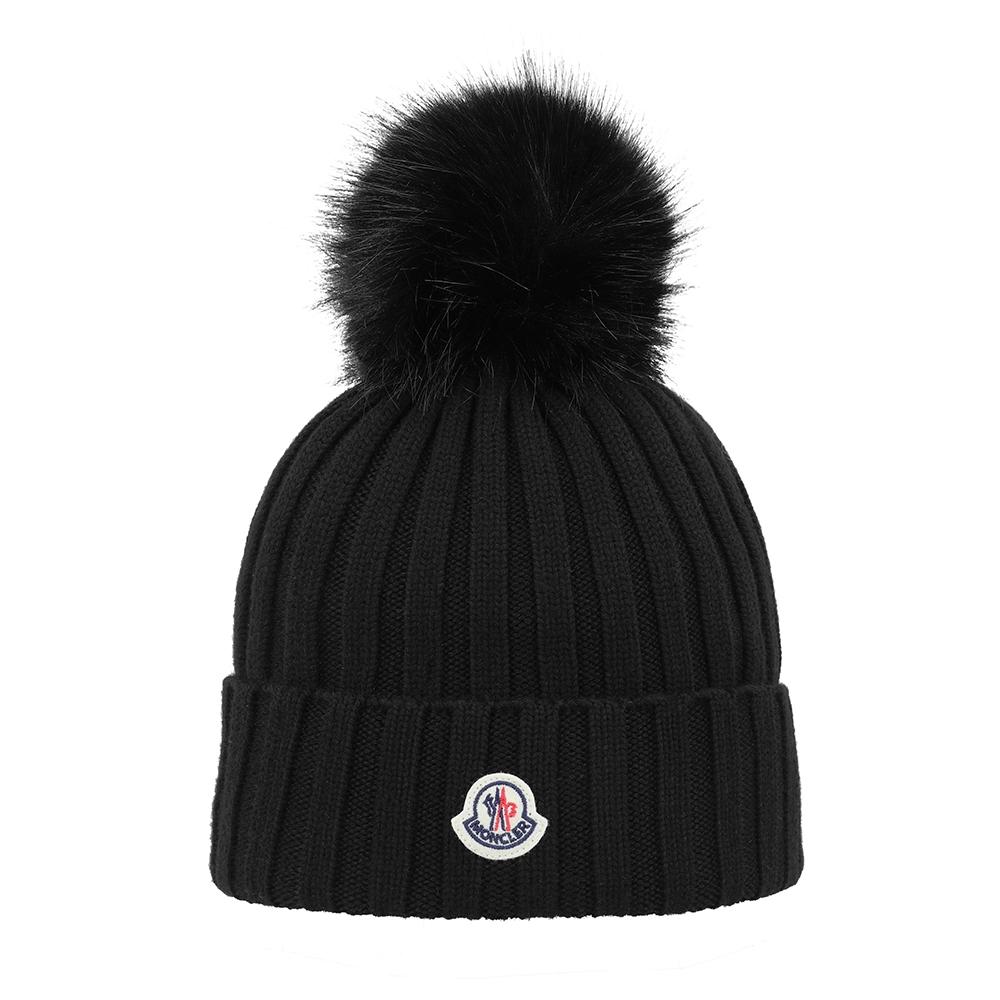 

Шапка Moncler з логотипом та помпоном 3b00020 M1131 999 3B00020 M1131 999