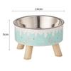 Non-Slip Stainless Steel Pet Bowl - High-Footed Design for Cat & Dog Neck Protection