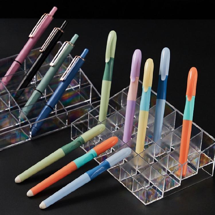 Multifunction Pen Organizers Large Capacity Pen Pencil Display Rack 12 Grids 15 Grids 24 Grids Marker Display Rack
