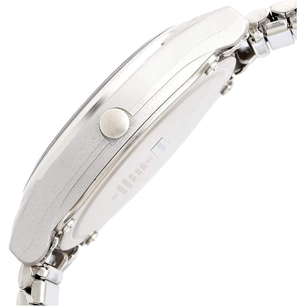 Citizen Q&Q Solar Watch 5 ATM Water Resistant White Dial H970-214 Men's Silver
